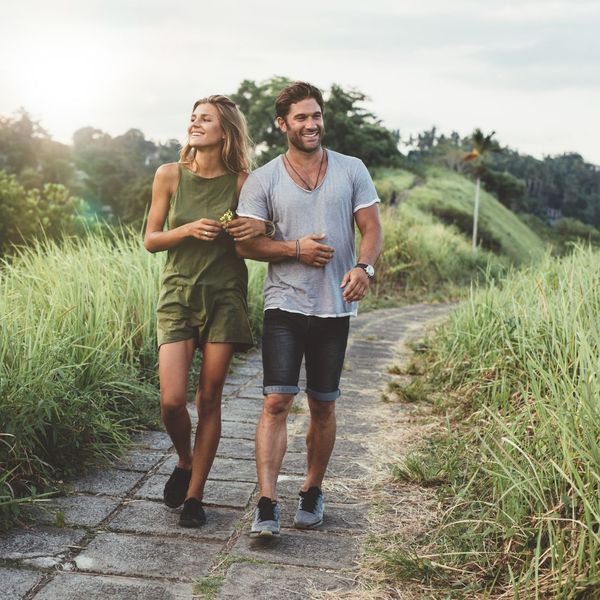 Couple on a walk