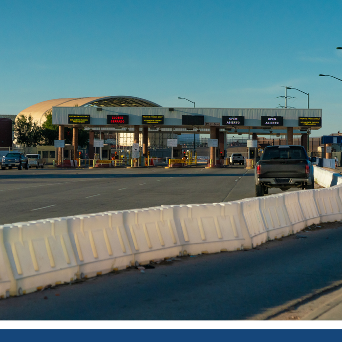 U.S. Customs and Border Protection port of entry - Usa-Mexico