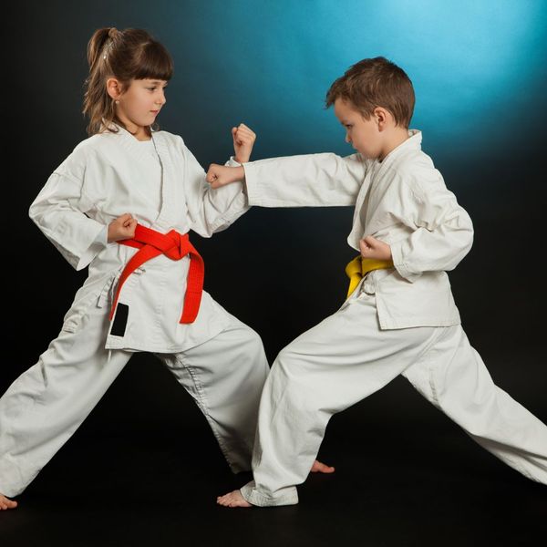kids doing karate
