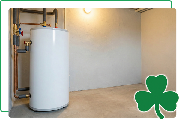 New water heater installation