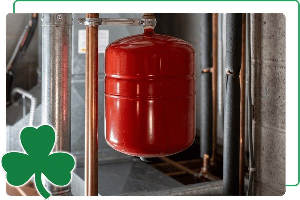 hanging expansion tank