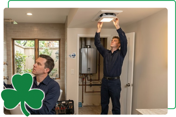 mechanics working in a home