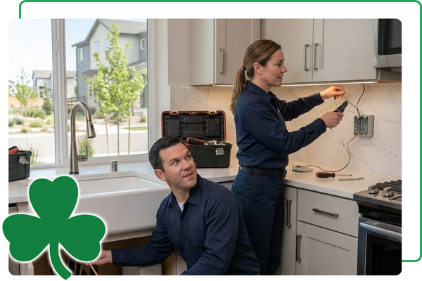 mechanics working in a home