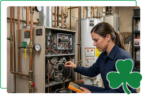 mechanic working in a home