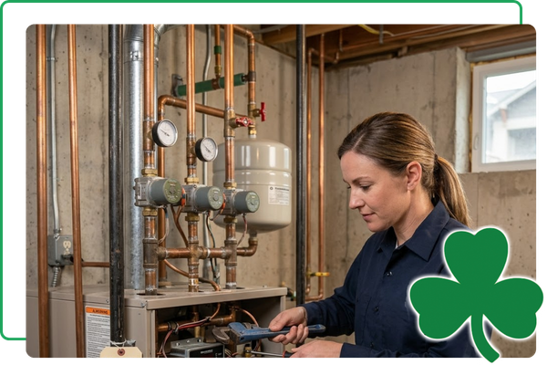 mechanic working in a home