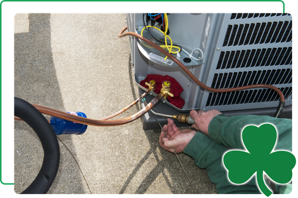 AC system repair.