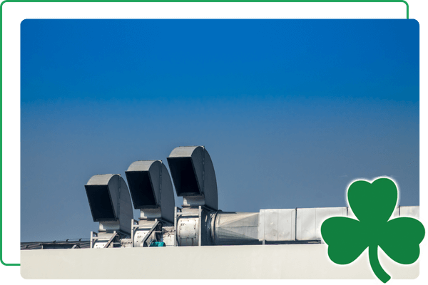 commercial hvac on roof