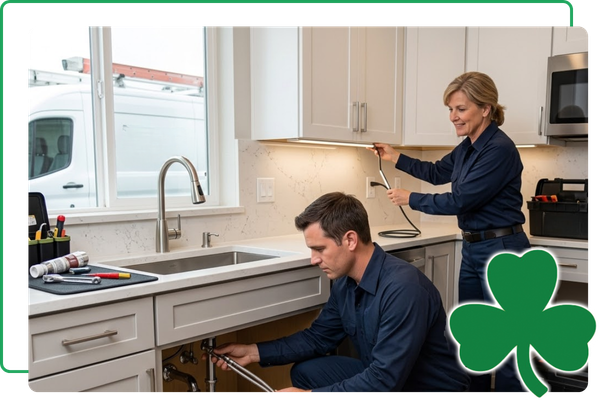 mechanics working in a home