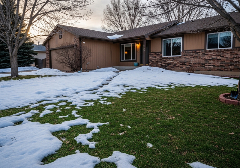 A Frederick home in the Carbon Valley during the transition from winter to spring
