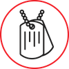 dog tag icons