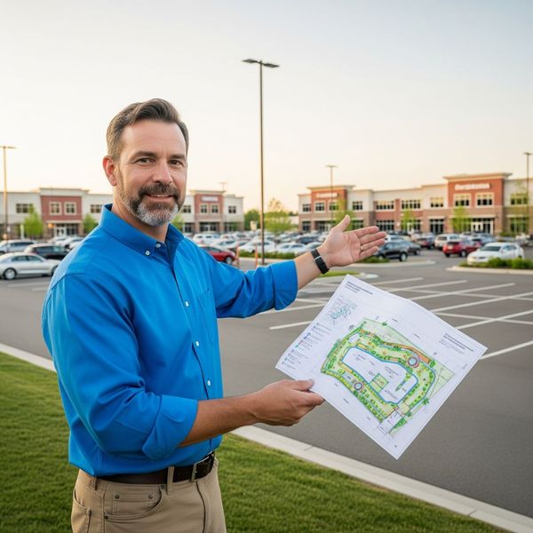 Strategic landscape design for commercial properties