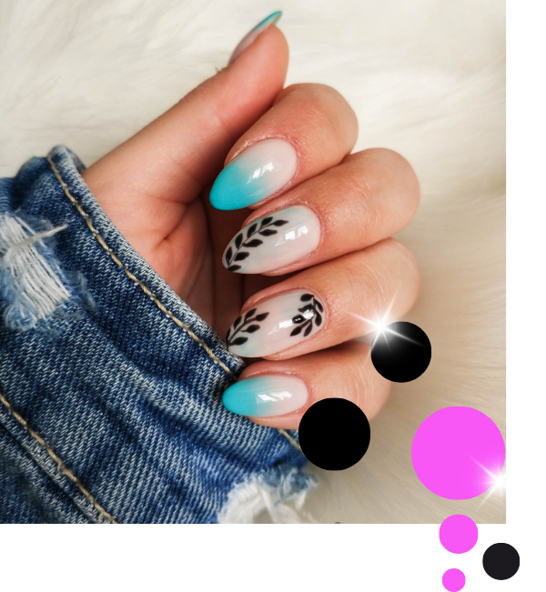 Professional manicure.