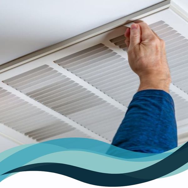 opening forced air vent in ceiling