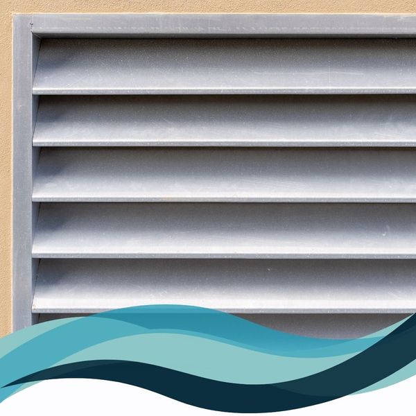 dryer vent opening in wall