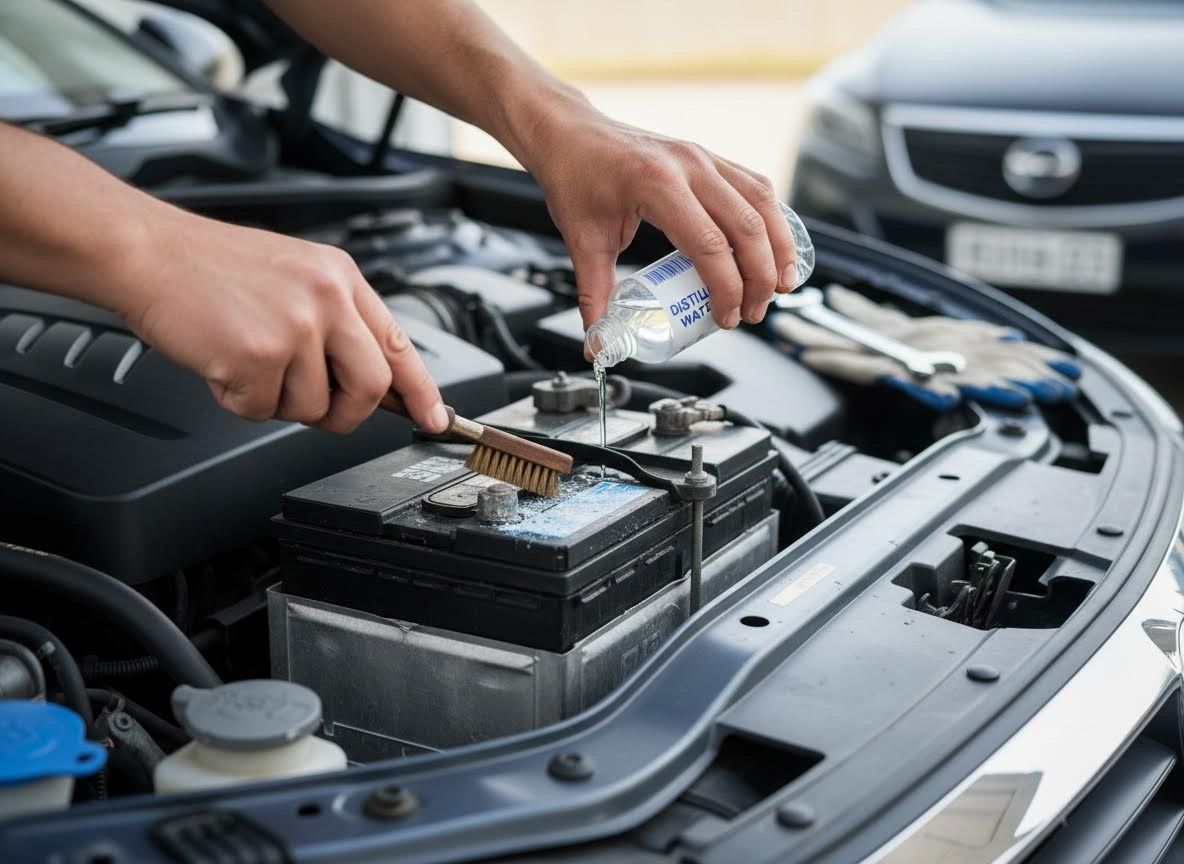 Car Battery Cleaning and Maintenance