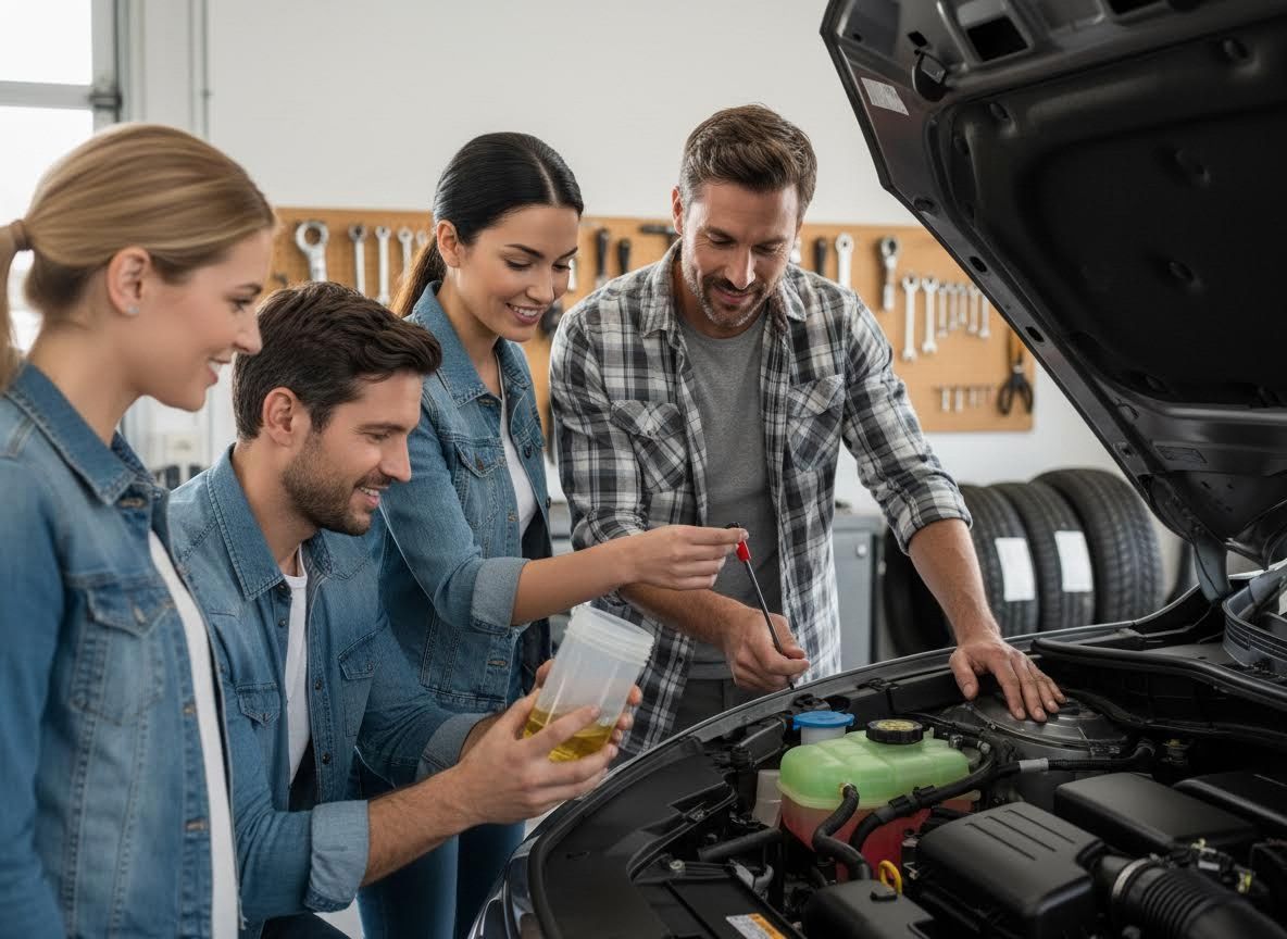Group Learning Car Engine Maintenance