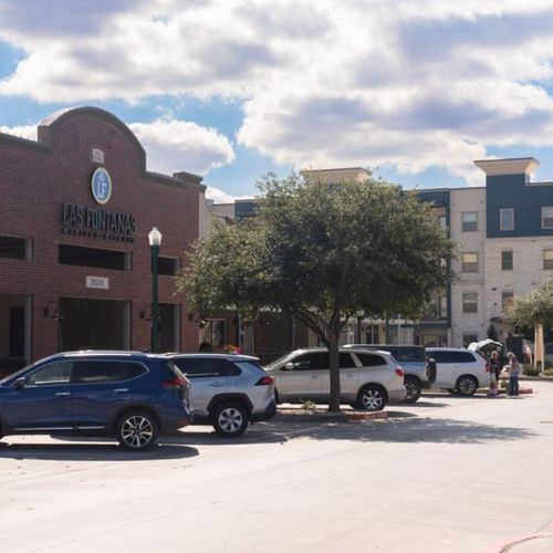 outdoor mall parking lot