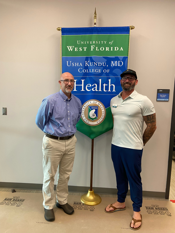 Florida Power Yoga has been partnered with the University of West Florida's Usha Kundu, MD College of Health since fall 2024. This collaboration offers numerous opportunities for both us and UWF to promote holistic health, mindfulness, and a sense of calm