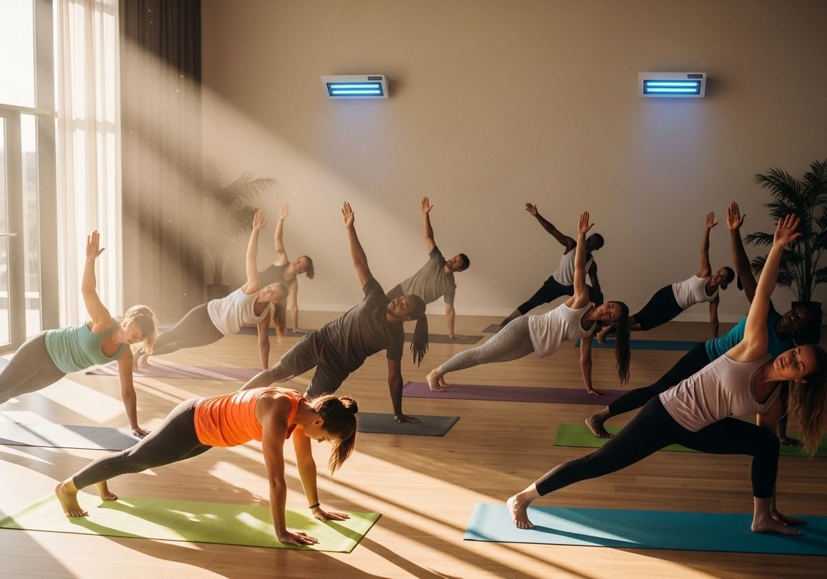 Yoga Class in Studio