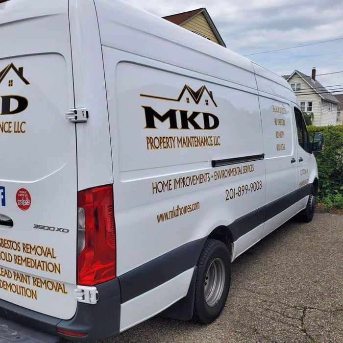 a branded company van a branded company van
