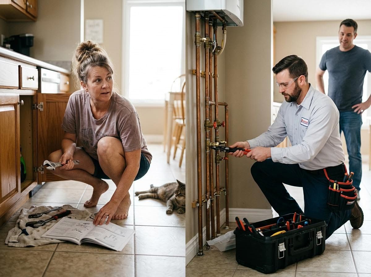 Homeowner vs. Professional Plumbing Repair