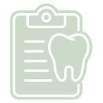 Clipboard and tooth icon