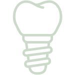 tooth and lightbulb icon 