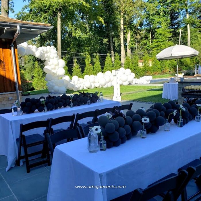 Ornate balloon designs from UMOJA Events