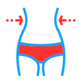 icon of a slim body shape