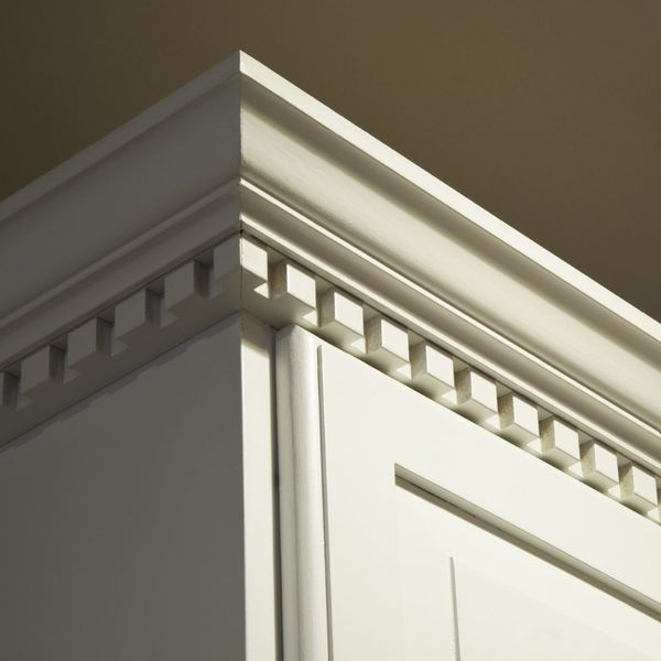 crown molding joined at a corner