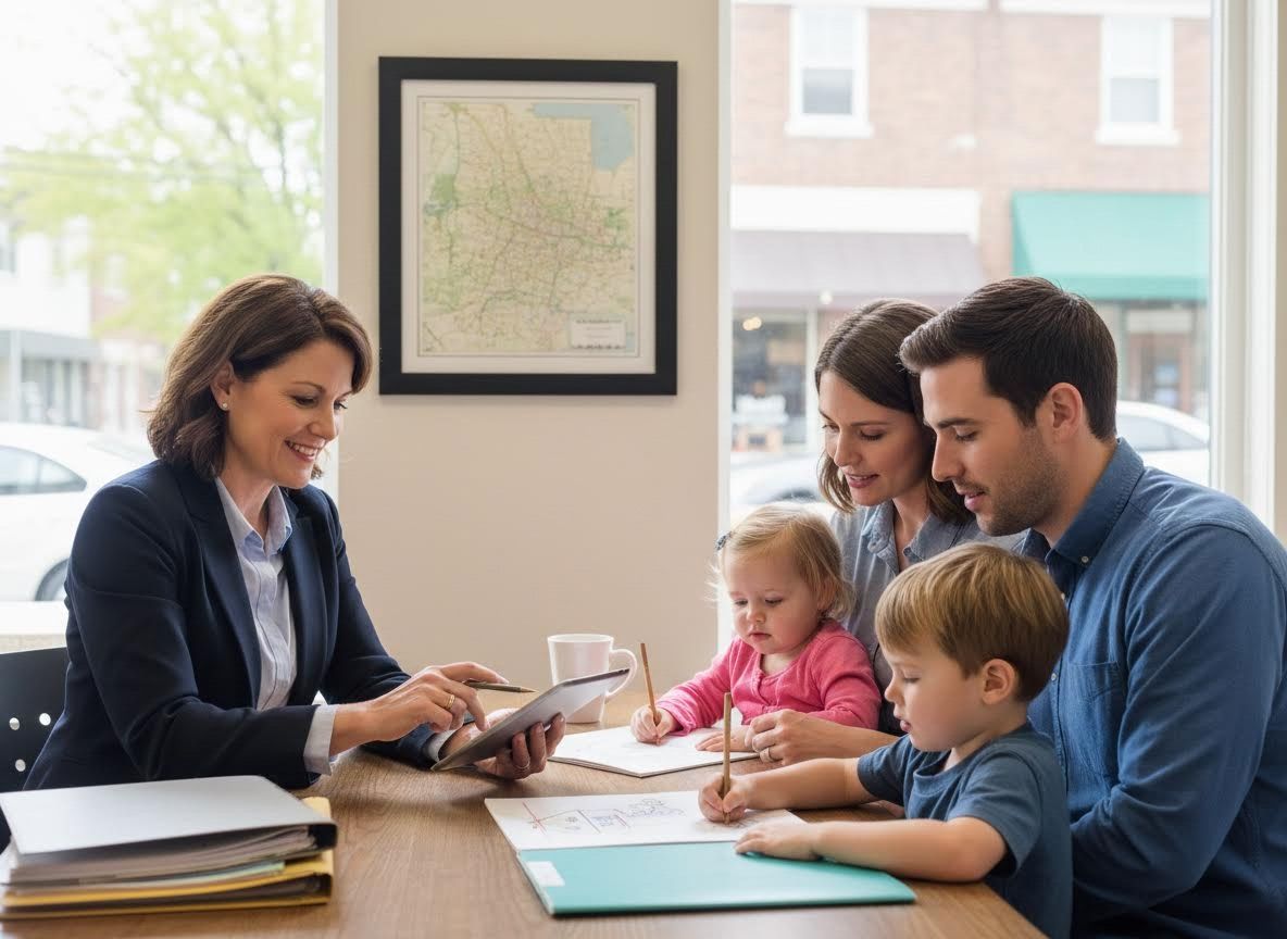 Financial Advisor Meeting with a Young Family
