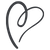 A flowing heart icon