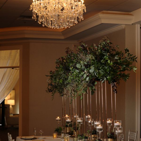 Decor at a reception hall