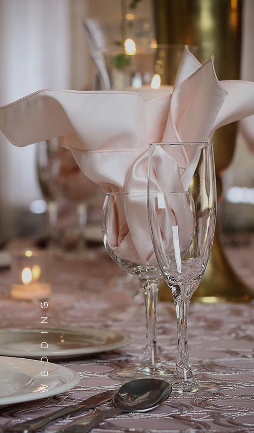 wine and champagne glasses on a table