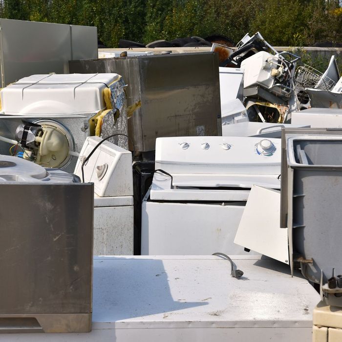 appliances ready to be recycled