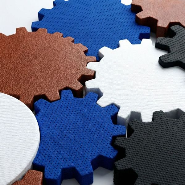 Abstract 3D illustration of interlocking gears symbolizing deep team cohesion and psychology.