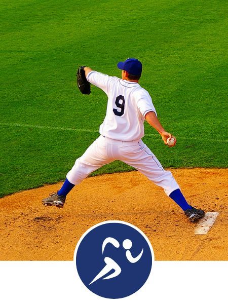 a baseball player throwing a ball