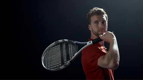 Tennis player. Tennis player.