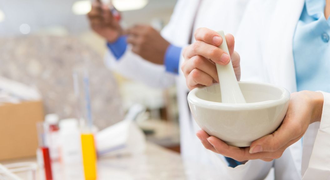 mortar and pestle for compounding