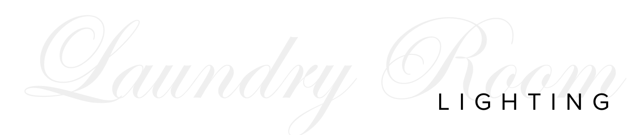 Title Text - Laundry Room Lighting