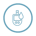 blood sugar monitor icon