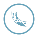 clogged artery icon