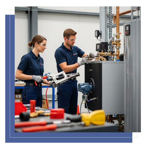 commercial boiler installation