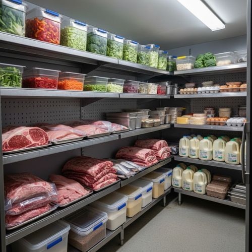 Restaurant's walk-in cooler