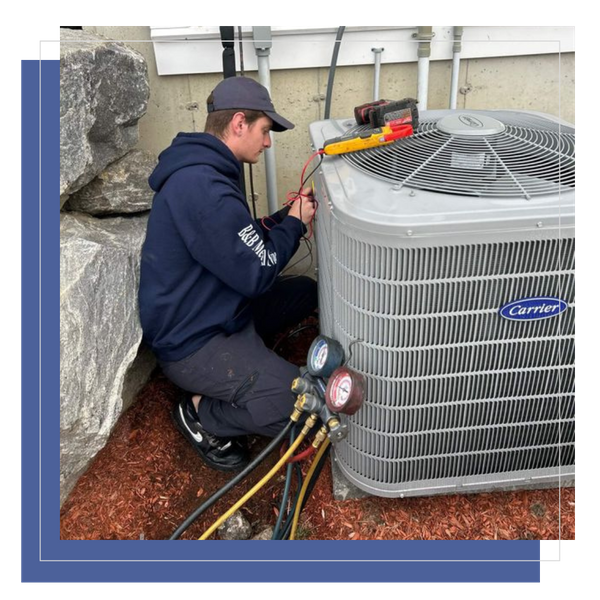 AC installation. AC installation.