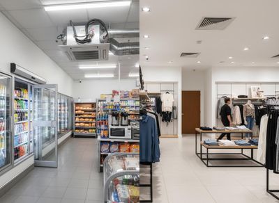 Dual-Concept Retail Space Interior