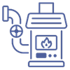 icon of warm air furnace
