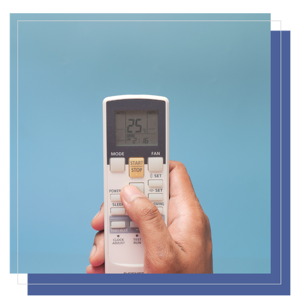 AC remote. AC remote.