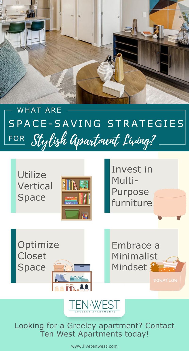 infographic listing space-saving strategies