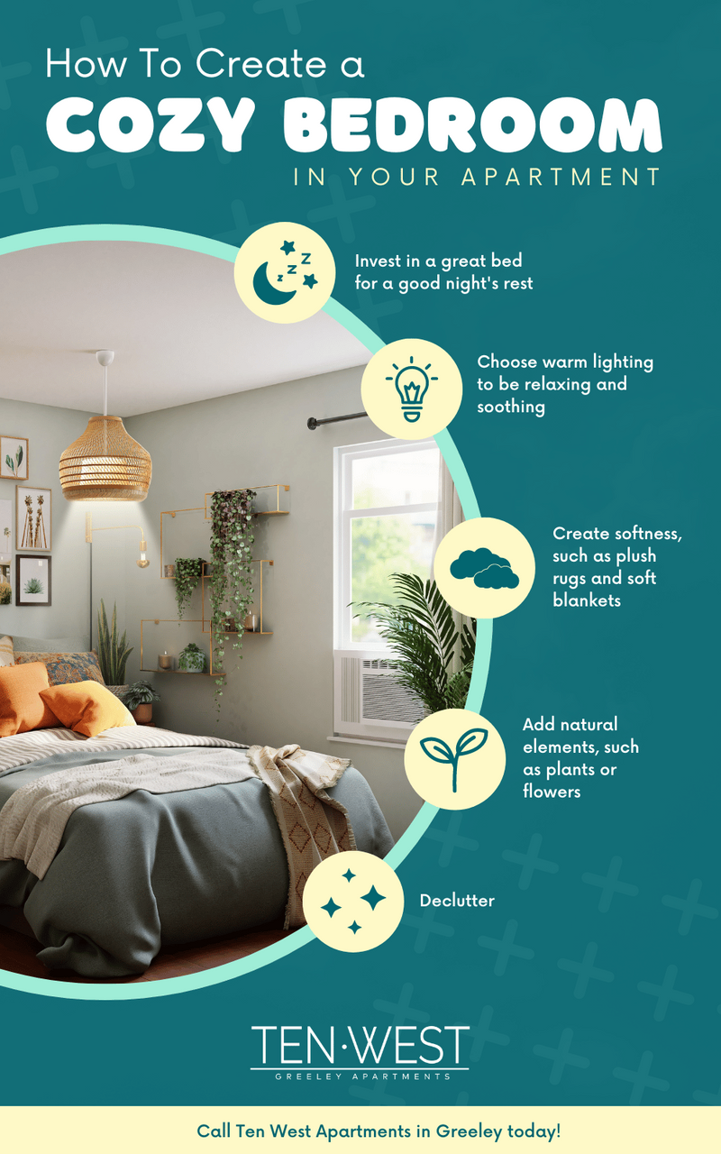 Infographic - How To Create a Cozy Bedroom in Your Apartment